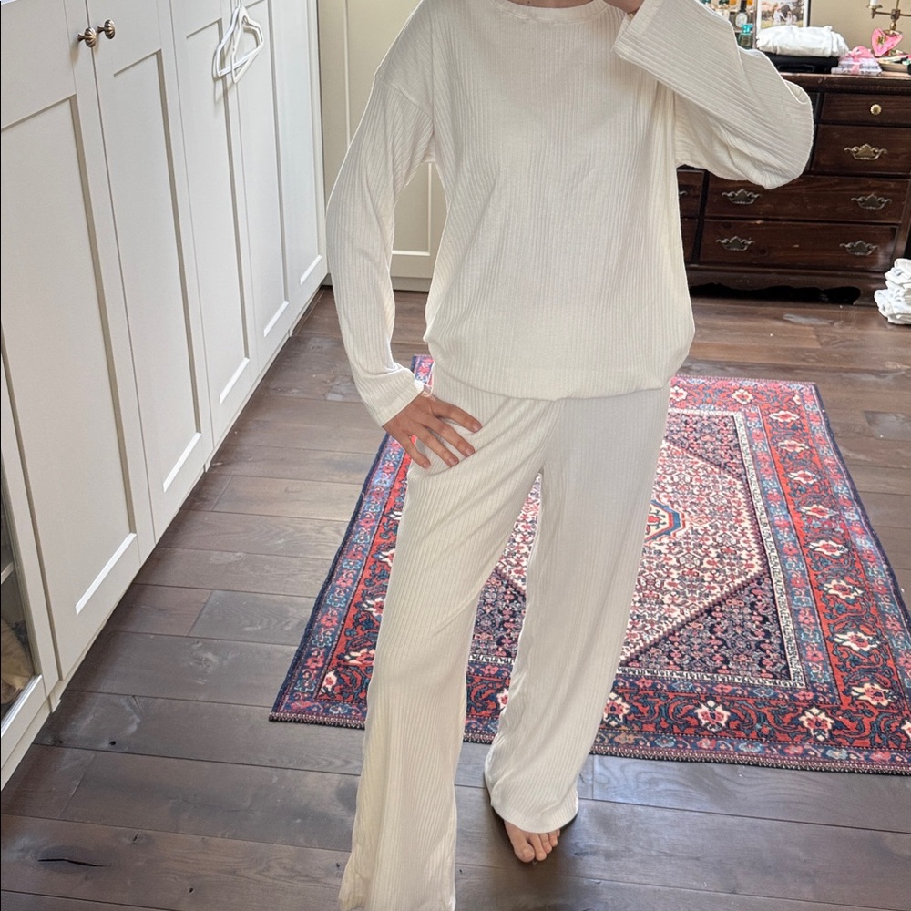 Women's ivory Lounge Set brand new H&M